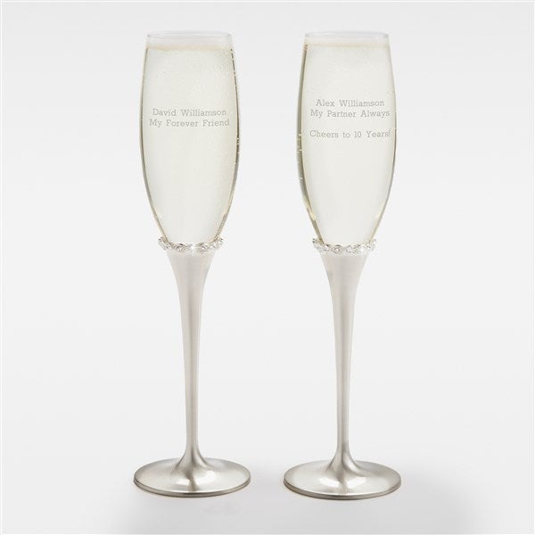 Engraved Anniversary Princess Flute Set - 44020