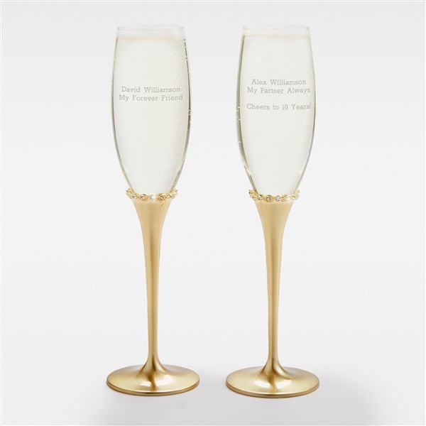 Engraved Anniversary Princess Flute Set - 44020