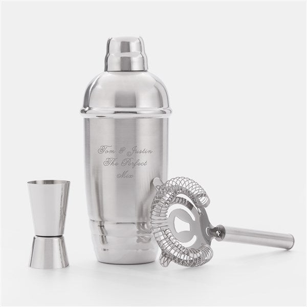 Engraved Lenox &quot;Tuscany&quot; Wedding Cocktail Shaker Set    - 44189