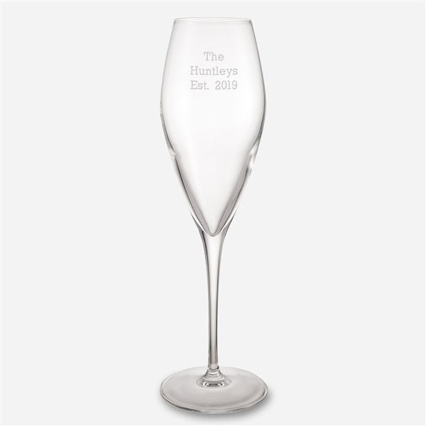 Engraved Luigi Bormioli Housewarming Atelier Champagne Flute - 44271