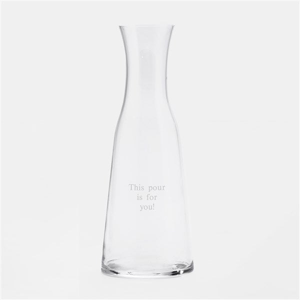 Engraved Luigi Bormioli Birthday Atelier Carafe - 44295