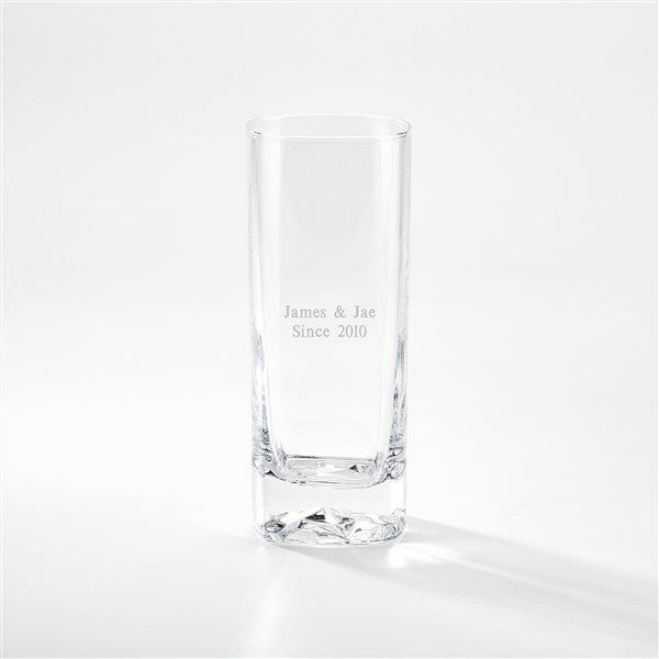 Engraved Luigi Bormioli Anniversary Highball Drinking Glass - 44314