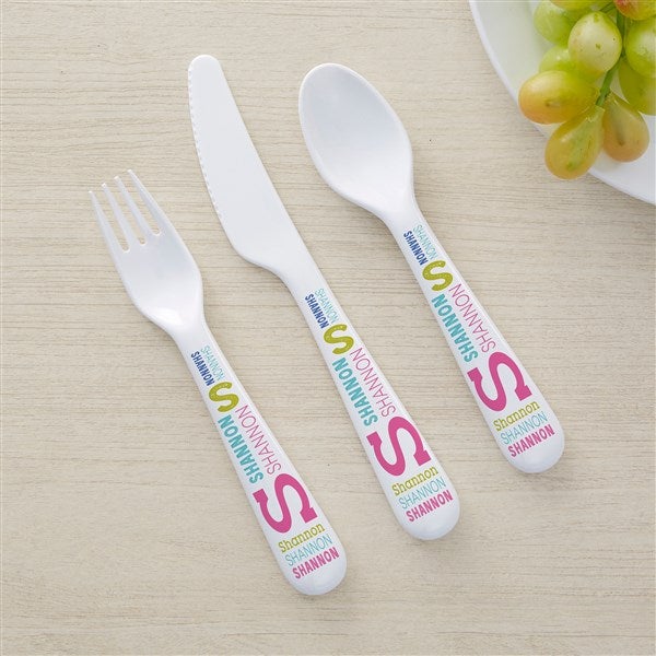 Repeating Name Personalized Kids Dinnerware  - 44618