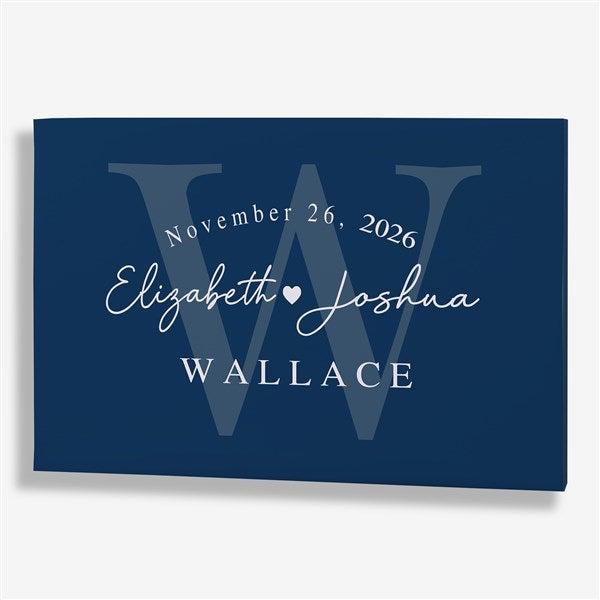 Simply Us Personalized Wedding Canvas Prints  - 44673