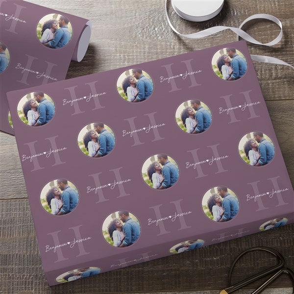 Simply Us Personalized Photo Wrapping Paper - 44687