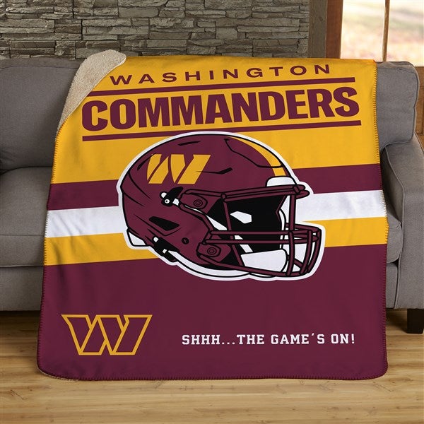 NFL Washington Commanders Football Team Helmet Personalized Blankets - 44782