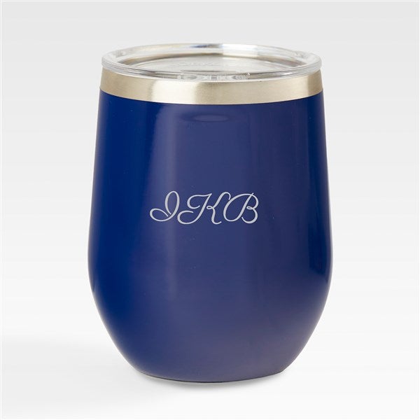 Engraved Corkcicle Monogram 12oz Stemless Tumbler   - 45124