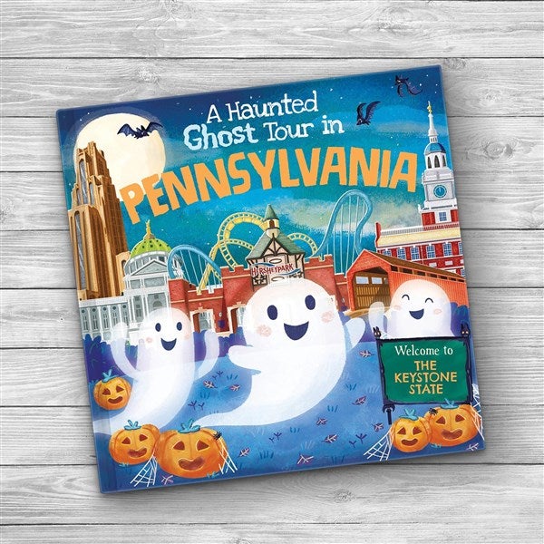 Haunted Ghost Tour Where I Live Personalized Storybook  - 45798D