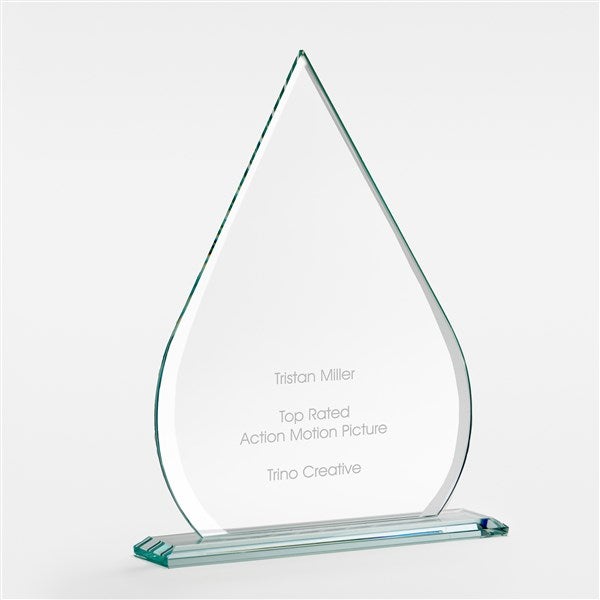 Engraved Tear Drop Award Medium - 46055
