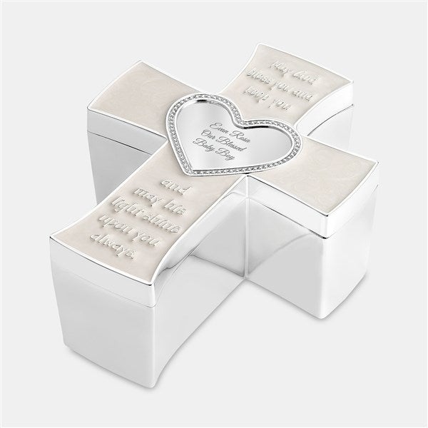 Engraved Childs Cross Box - 46080