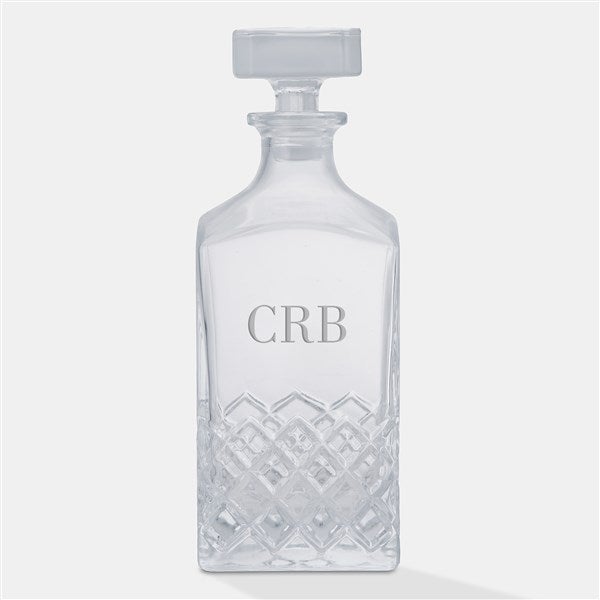 Engraved Monogram Godinger Hatch Decanter