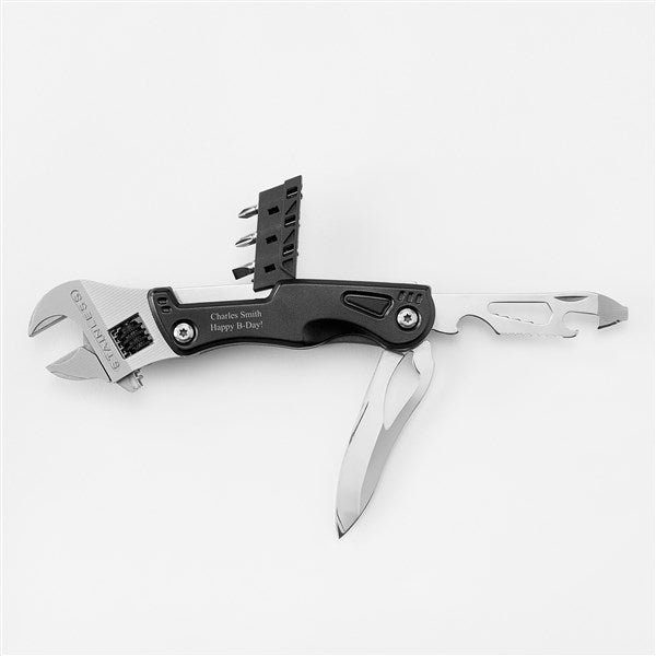 Engraved Black Wrench Multi Tool - 46147