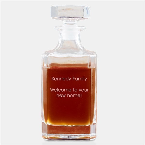 Etched Royal Faceted Decanter