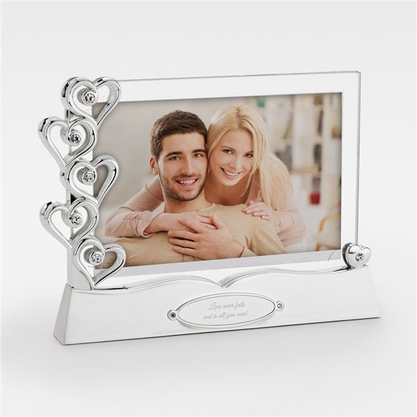 Engraved Lasting Love Heart Float Frame - 47205