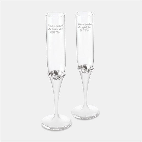 Wedgwood Vera Wang Infinity Toasting Flute Pair     - 47206