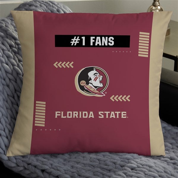 NCAA FSU Seminoles Classic Personalized Throw Pillow - 47363