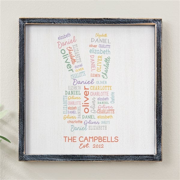 Easter Bunny Repeating Name Personalized Wall Art  - 47586