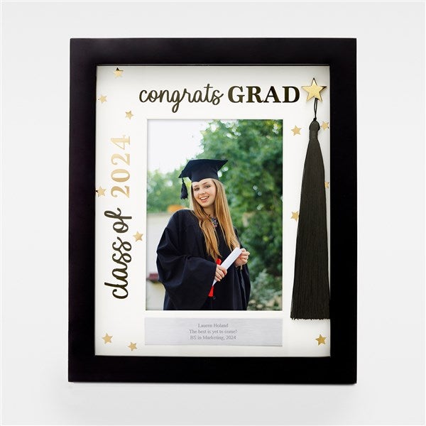 Engraved 2024 Graduation Tassel Frame