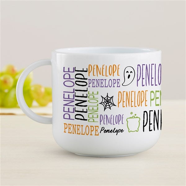 Halloween Repeating Name Personalized Kids Dinnerware - 48172