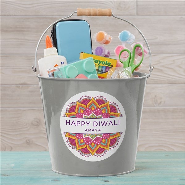 Diwali Personalized Treat Bucket  - 48798