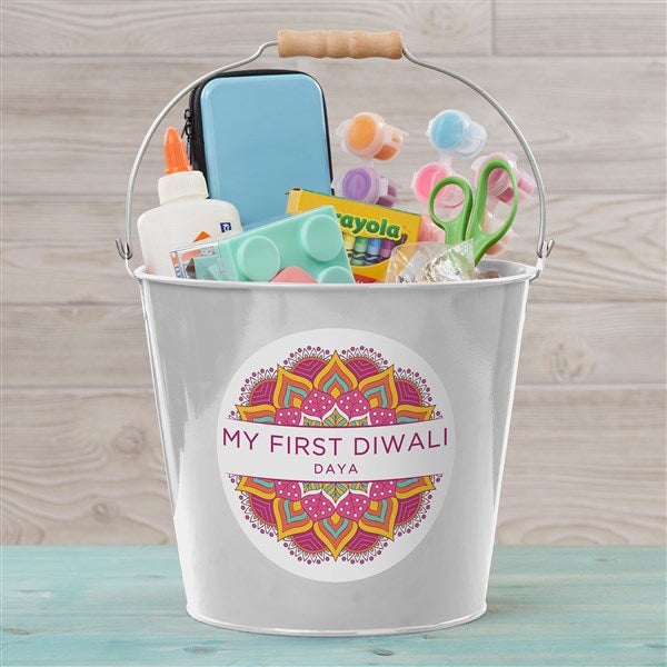 Diwali Personalized Treat Bucket  - 48798