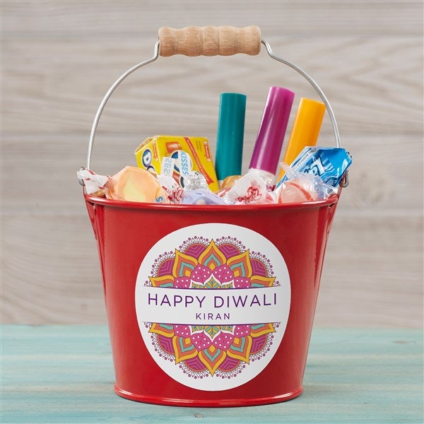 Diwali Personalized Treat Bucket  - 48798