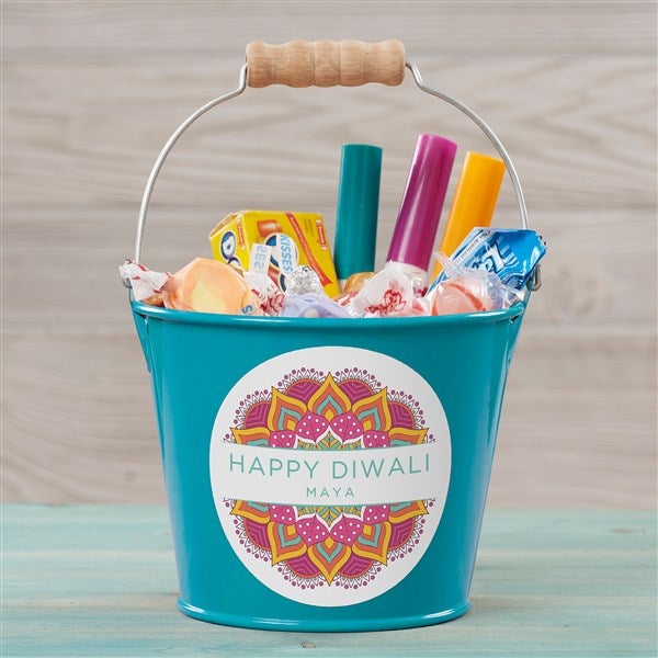 Diwali Personalized Treat Bucket  - 48798