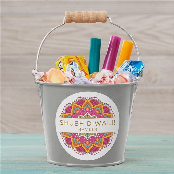Diwali Personalized Treat Bucket  - 48798