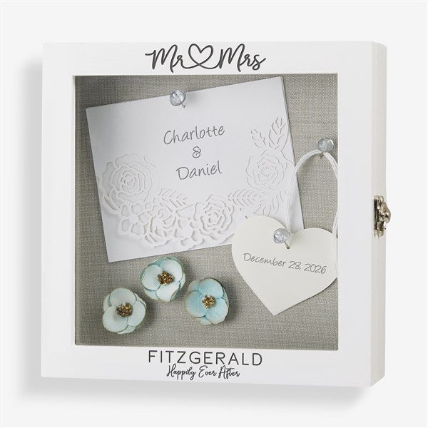 Infinite Love Engraved Wedding Shadow Box  - 49319