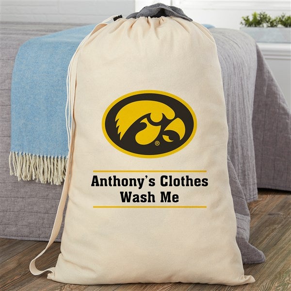 NCAA Iowa Hawkeyes Personalized Laundry Bag - 50082