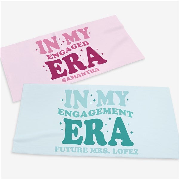 In My Engaged Era Personalized Beach Towel - 50396