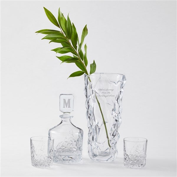 Vase sculpture Nachtmann , vase à fleurs, vase de table, vase en verre, verre cristal