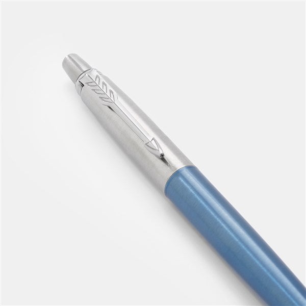 Personalised Engraved Premium Parker Jotter Stainless Steel Ballpoint Pen With Blue Ink In A - Foto 10