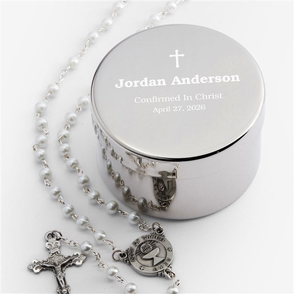Confirmation Cross Personalized Rosary Case - 52770
