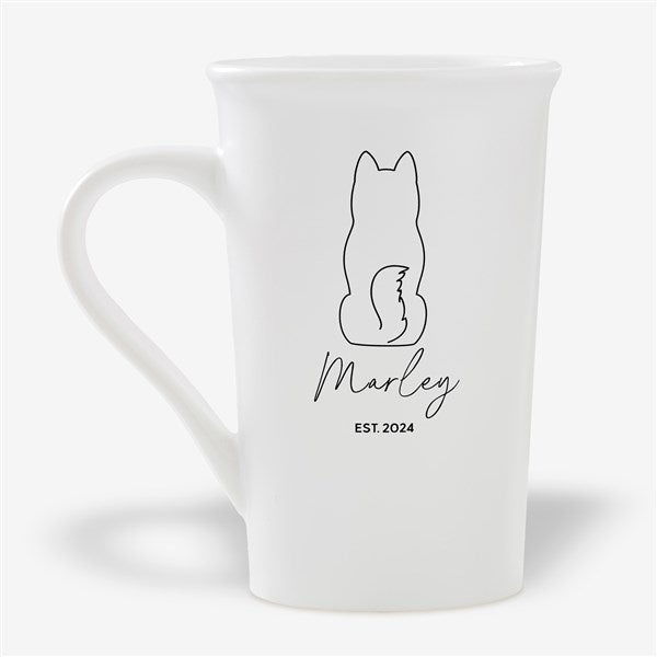 Pet Outlines Personalized Coffee Mug - 52862