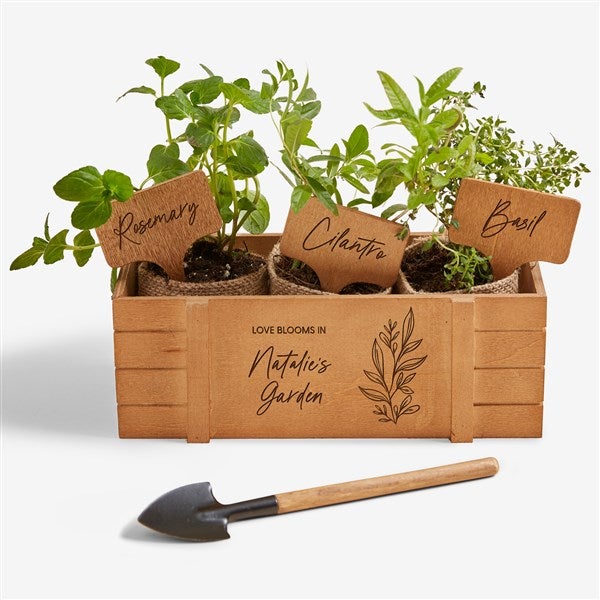 Love Blooms Personalized Herb Garden And Plant Markers  - 53244