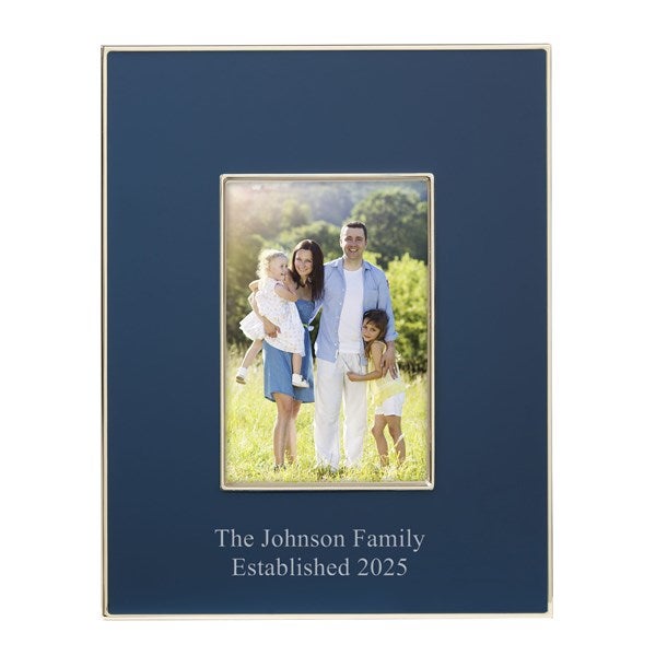 Kate Spade Pop Picture Frame 4x6 in Navy   - 53735