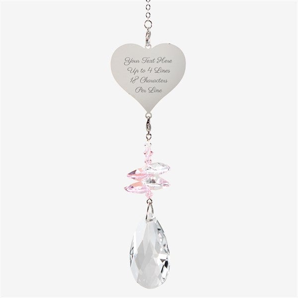 Write Your Own Personalized Heart Suncatcher  - 54138
