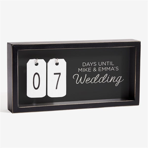 Days Until The Big Day Personalized Countdown Calendar - 54492