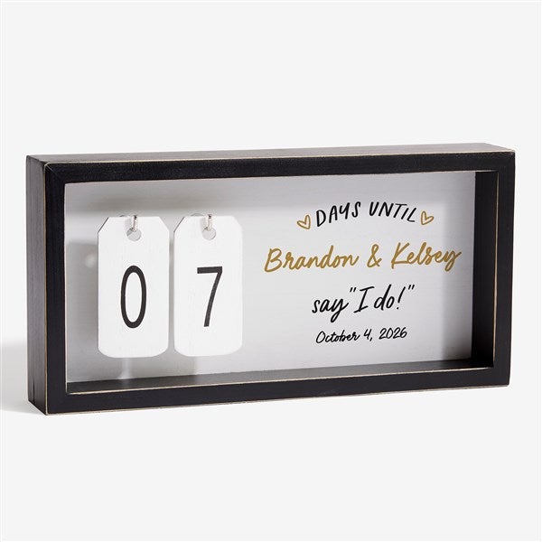 Wedding Personalized Countdown Calendar - 54494