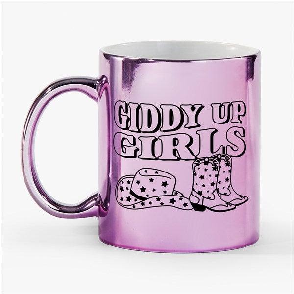 Western Wedding Personalized 11oz Metallic Mug - 54675