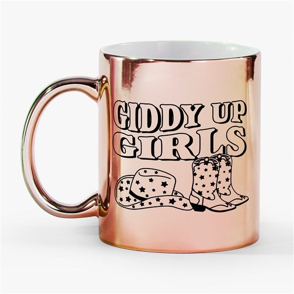 Western Wedding Personalized 11oz Metallic Mug - 54675