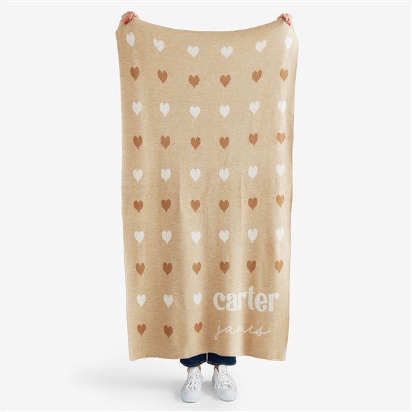 Little Love Notes Knit Blanket  - 54747D