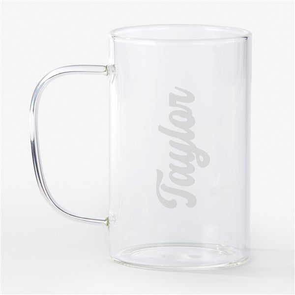 Clearly Made For You Engraved 18oz Glass Mug - 54929