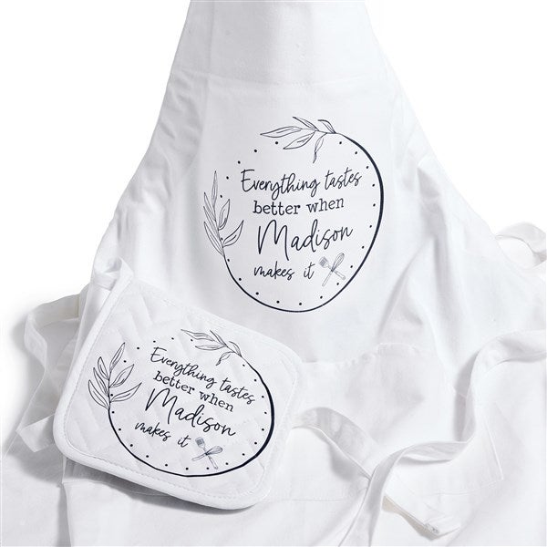 Personalized Apron and Pot Holder Gift Set - 55113