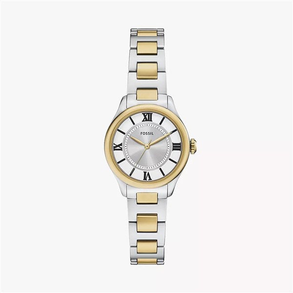 Engraved Fossil Gilmore Two Tone Stainless Watch - 55454