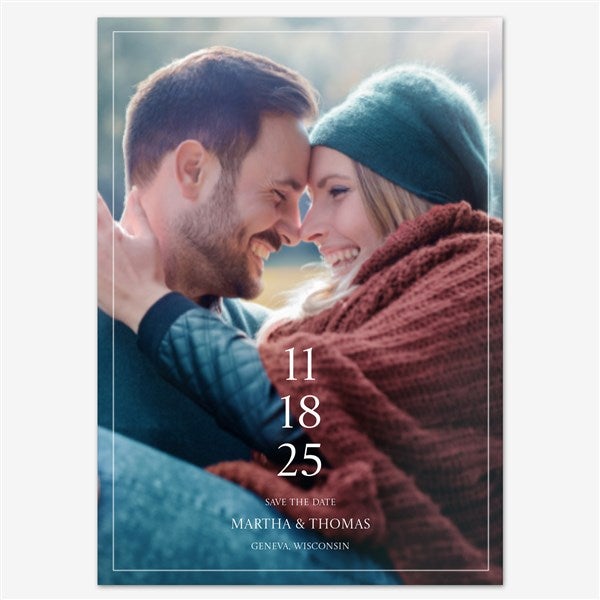 Love in Focus Save the Date Personalized Card - 55658D