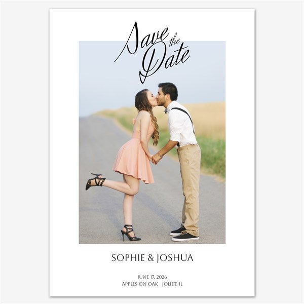 Classic Connection Save the Date Personalized Card - 55659D
