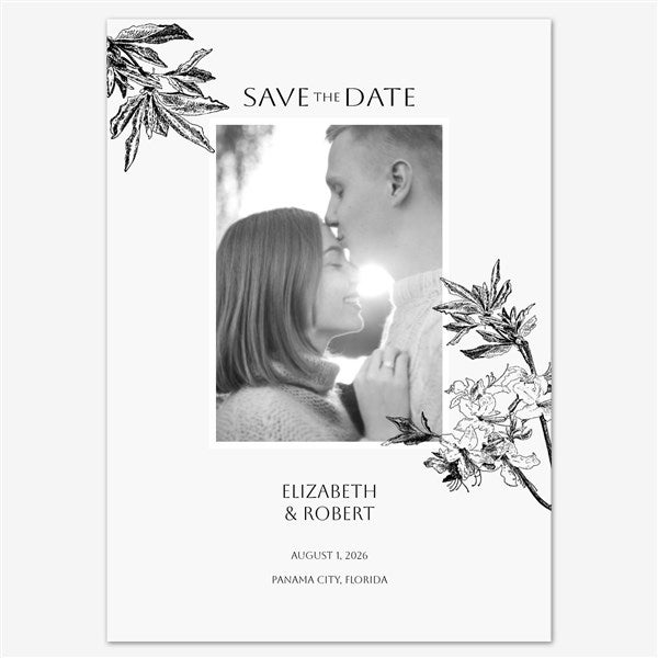 Simply Stated Save the Date Personalized Card - 55662D