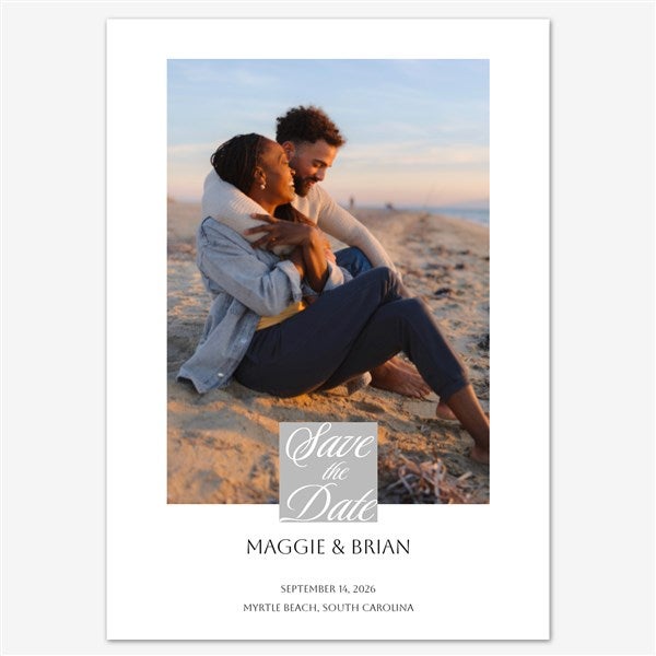 Endless Affection Save the Date Personalized Card - 55663D